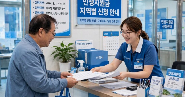 민생지원금 지역별 신청 정리: 함평 50만원 10월 8일 마감