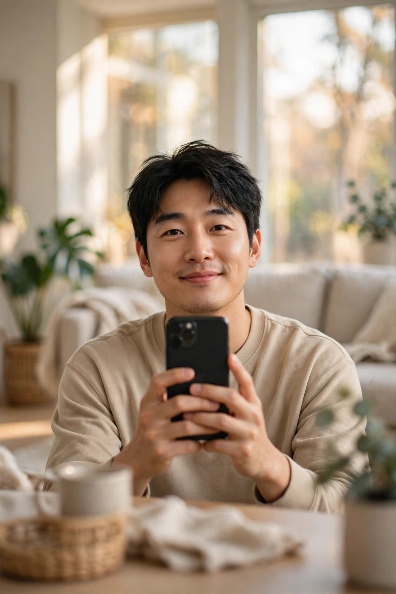 은행 앱으로 청년미래적금 가입을 확인하는 모습